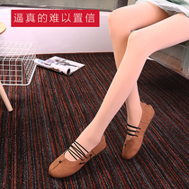 Stockings pantyhose socks anti-hook silk spring autumn summer thin and ultra-thin fish mouth flesh-colored one-piece bottoming plus size
