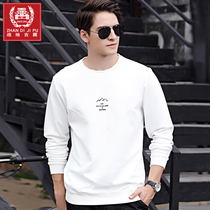 Autumn Loaded field Gyorgy round neck Long sleeves T-shirt Male loose casual mens pure white cotton necropolis for mens clothing spring and autumn