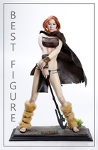 Poly Play Hall Cartoon Change Original Ancient Female Hunter 1 3 Standing Pose Hand Office R Statue Large Paparazzi swing piece