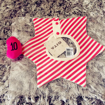 Outlet 60-degree double rotating cotton bib pattern bib spit