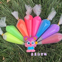 Xixi grocery store new fluorescent color anti-freeze cream glue 100gDIY handmade stationery box net red mobile phone case