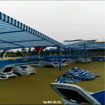  Hot sale edging sunshade net sunscreen net Balcony courtyard vegetable garden roof awning striped Shuyang dark green too