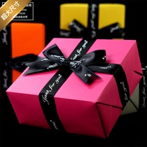 Gift wrapping paper high-grade European imported touch paper bag book leather paper birthday gift box gift paper set to send ribbon