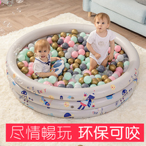 Childrens ocean ball Color ball thickened Bobo pool Inflatable ball pool Indoor baby non-toxic baby childrens toy ball
