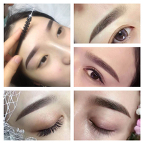 Embroidered needle piece tattiy eyebrow frown with hand whipped mist god stitch embroidered with three round needle veins embroidered round needle semi-permanent supplies