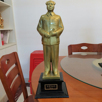  Chairman bronze statue Resin pure copper-plated decoration Mao Master statue decoration Living room sculpture statue Hall Peace founding statue