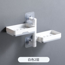 Toilet drain personality integrated bathroom soap box non-perforated wall-mounted Nordic style creative up and down n