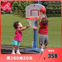 US imported STEP2 Childrens basketball rack lifting ball basket outdoor indoor sports shooting toy baby basket