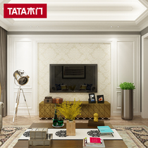 TATA wooden door background wall TV background wall living room wall panel paint-free background wall package 001A(820)