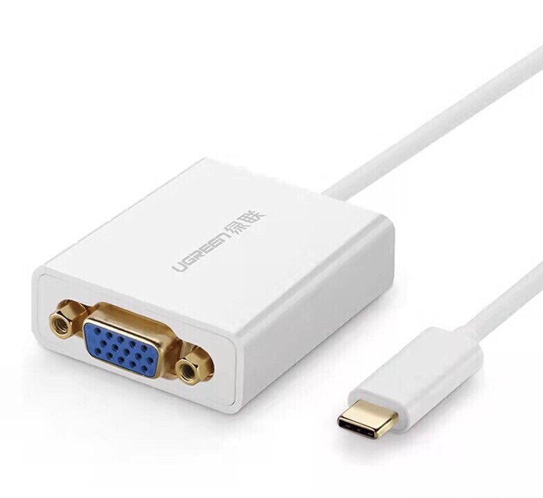 The original green link type-c vga converter is suitable for Apple MacBoo Green Print with green link type-c vga