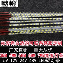 led hard light strip 12v 2835 4mm 4mm 3mm 5mm 6mm 6mm 5v ultra-thin advertising light box