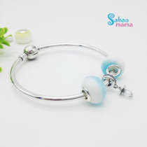 Sabaomama Pandora mother breast milk sterling silver bracelet bracelet baby baby souvenir diy custom