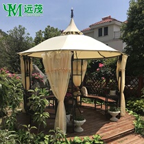 Yuanmao Pavilion outdoor pavilion courtyard European villa garden Chinese Pavilion outdoor wrought iron awning canopy