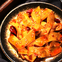 Gourmet rabbit spicy beef yellow throat 100g (Northeast barbecue only beef heart tube eat can not forget )