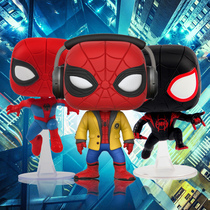 FUNKO POP Spider-Man parallel universe Miles genuine paparazzi hands on a model creative gift