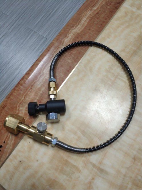 G1 2 coke machine C02 large steel bottle transfer soda machine bubble water machine bubble water machine small bottle inflatable conversion joint QF-AM