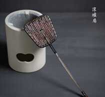 Tang Dynasty decocted tea handmade bamboo woven export Japanese air stove Fan Fan Fan bamboo tea stove fan charcoal tea ceremony accessories