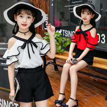 10 summer fit 6 girls missing shoulder snowspun shorts suit 12 years old Childrens clothes 7 little girls 8 Summer 9 clothes 11 Summer