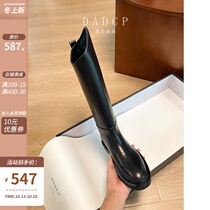 (Egg Ding Chengxin) Knightsboots female tall tube thin but knee top zipper horse boots children