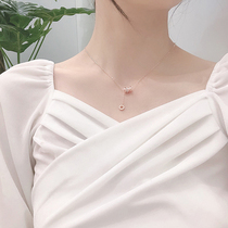 925 sterling silver small waist necklace female ins Net red tide light luxury minority choker temperament to send girlfriend Tanabata gift