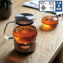 Japan KINTO UNITEA Heat - resistant glass teapot teapot teapot stainless steel filter cover spot