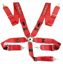 New four-six-point TAKATA modified racing seat belt Off-road quick release 3-inch seat belt FIA
