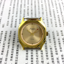 The original inventory Dandong ao pa si yellow shell huang mian manual mechanical diameter 33mm sent strap 1