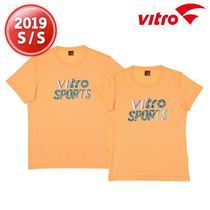 2019 spring and summer new product VITRO badminton clothes for men and women breathable quick-drying sweat-absorbing sports short-sleeved T-shirt 12