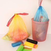 Automatic closing garbage bags hand garbage bags Home large garbage bags Pumping Rope Rope kitchenette Thickened Plastic Bags