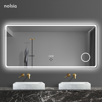 Smart led bathroom mirror touch screen sink wash mirror wall vanity mirror with lamp bathroom mirror wall