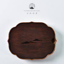 Speech Benzen Wind Heavy Bamboo Kettle Bearing Bamboo Teapot Cushion Heat Insulation Mat Black Sandalwood Water Storage Day Style Small Dry Tea Table Tea Sea