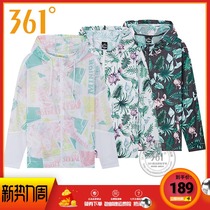 361 womens 2021 summer new quick-drying breathable ultra-thin Sports single windbreaker fashion casual camouflage sunscreen