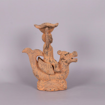 Song Yue kiln celadon oil lamp antique porcelain Jingdezhen ornaments antique vintage vintage jewelry home furnishings