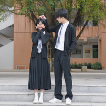 School uniform class uniform high school student suit sports meeting student dress dk jk uniform Academy spring and summer
