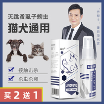 Pet dog flea removal household cats and dogs external deworming dogs with the jumping artifact to remove lice medicine tick insecticide