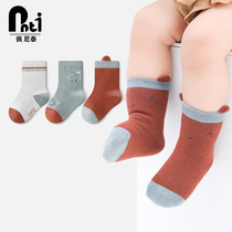 Penetai baby socks pure cotton socks autumn and winter new newborn birth socks boy and girl