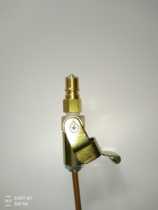 Factory price direct sales refrigerator copper tube leak detection quick connector adjustable quick strip body ZG1 4 for outer diameter 6 cm copper tube