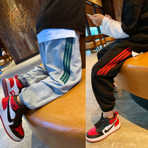 Boys pants spring and autumn 2020 new childrens clothing childrens foreign style loose sports trousers