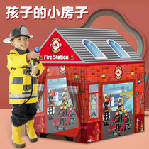 Children's Folding Tent Game House Fire Police Princess House Theme School Room Parent Toys Playing Home