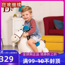 American B toys shake baby horse wooden wooden stuffed rocking chair toys for baby baby and toddlers