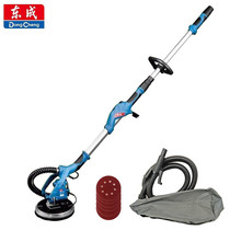 Dongcheng telescopic long pole Wall grinding machine S1F-FF02-225 wall putty sanding machine sandpaper polishing machine Electric