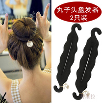 Gball head hair curler lazy Styler Korean fluffy flower head tie hair artifact hair accessories long hair hair accessories long hair headdress