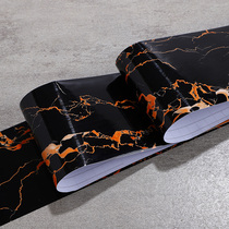 Thickened black marble self-adhesive wallpaper skirting waistline waistline living room door frame window edge sticker waterproof sticker