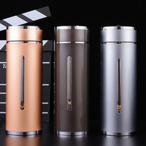 KM silver cup silver ion silver cup silver liner tea cup insulated stainless steel cup business male Lady simple Cup