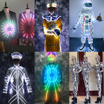 led bar luminous clothes creative wine clothes night show atmosphere props performance clothes charging stage costumes