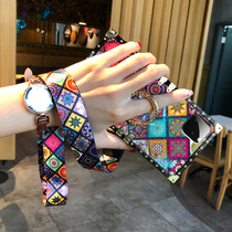 Apple 12 mobile phone shell square lingge Apple 11 totem Apple x xr luxury 7 8plus silicone anti-drop iphone12promax lanyard tide female model 6splu