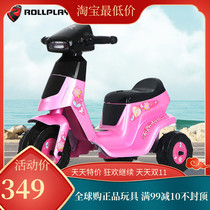 American rollplay like thunder children electric car three-wheeled motorcycle can sit on men and girls toy baby carriage baby