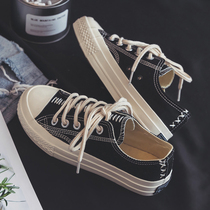 Official website Flagship Store Black Sails Shoes Women Shoes 2022 new students Han version Tidal Shoe Ulzzang 100 lap spring