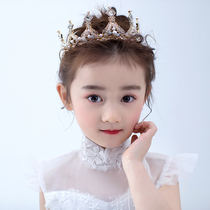 Flower children wedding crown hair accessories girl dress floral headdress accessories childrens performance clothing accessories headband hair hoop Pearl Girl