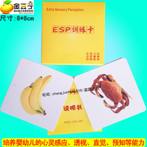 Shichida Makoto right brain development esp card Super-perceptual ability Super-right brain perspective force Heart inspiration stress 40 sheets